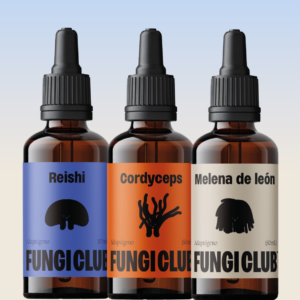 Pack 3 extractos - Reishi, Cordyceps y Melena de León